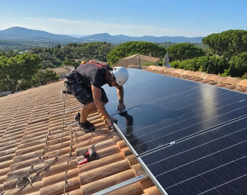 Installateur panneaux solaires Caromb — pose photovoltaïque sur toiture