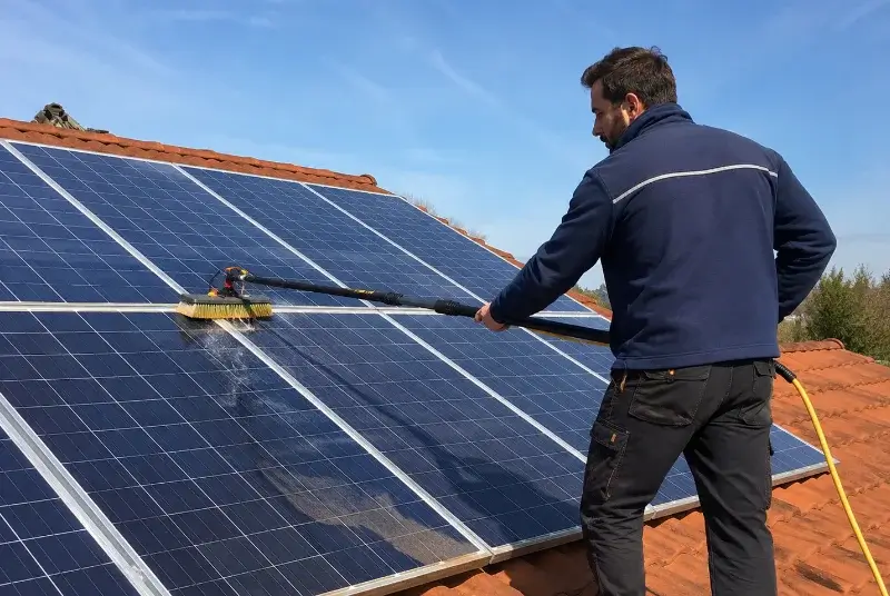 Nettoyage et entretien de panneaux solaires à Caromb